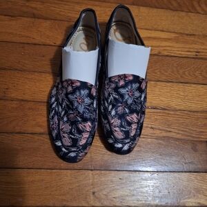 Sam Edelman fabric floral loafers